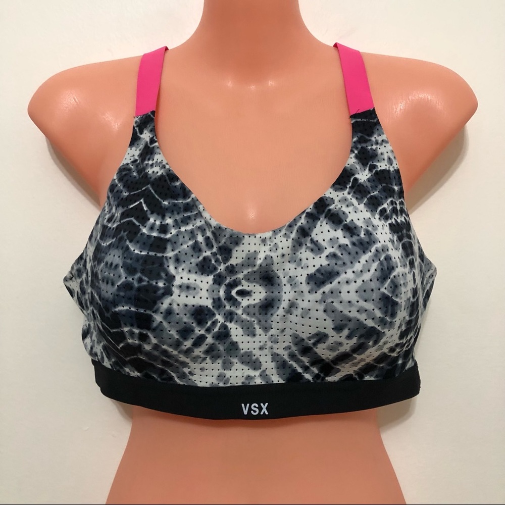 Victoria’s Secret VSX Sport Bra Yoga Workout Gym Abstract Exercise